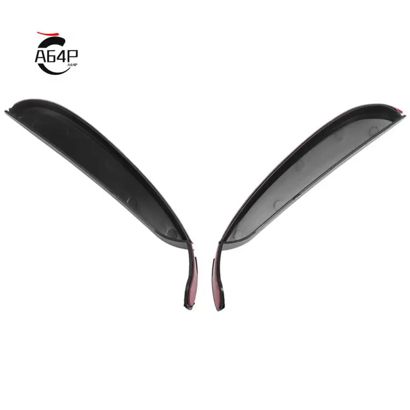 

A64P-передний бампер, противотуманные фары, сплиттер Canard, накладка на воздушную крышку для Mercedes-Benz C Class W205 C43 AMG 2019+, глянцевый черный