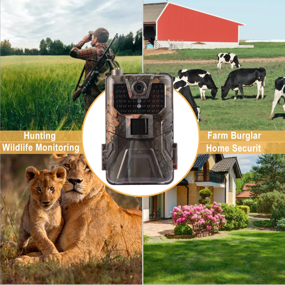 Live-Übertragungs-App Wildkamera Cloud-Service 4G 30MP Kabellose Jagdkameras HC900PRO 0,3S Nachtsicht – Detail 19