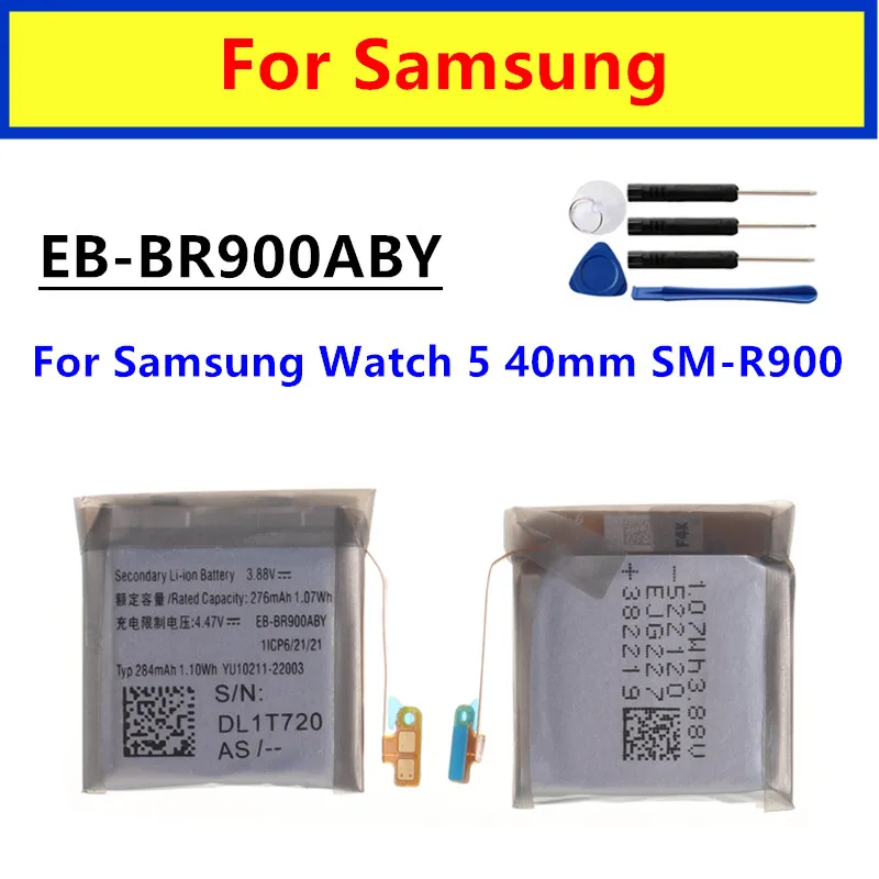 New Replacement Battery EB-BR900ABY EB-BR910ABY EB-BR925ABY For Samsung Galaxy Watch5 40MM 44MM Watch 5 Pro 45MM Battery