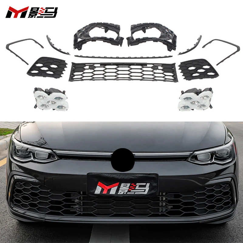 

For Volkswagen Golf 8 MK8 upgrade special refit golf8GTI lower grille front face surround front bar decoration accessories