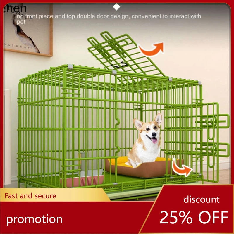 

YFY Medium-Sized Dog Small Dog Pet Indoor Thickened Dog House Corgi Teddy Doghouse Toilet Integrated