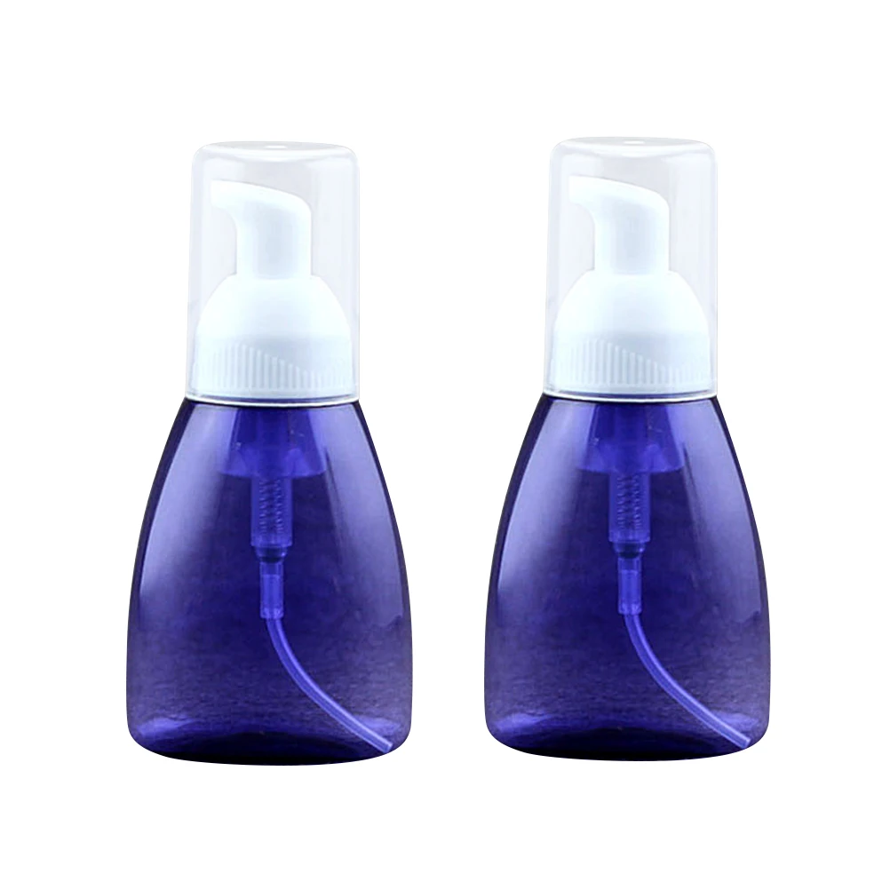 

2Pcs Empty Travel Toiletries Containers Lotion Bottle Refillable Portable Foam Making Bottles for Shampoo Cream