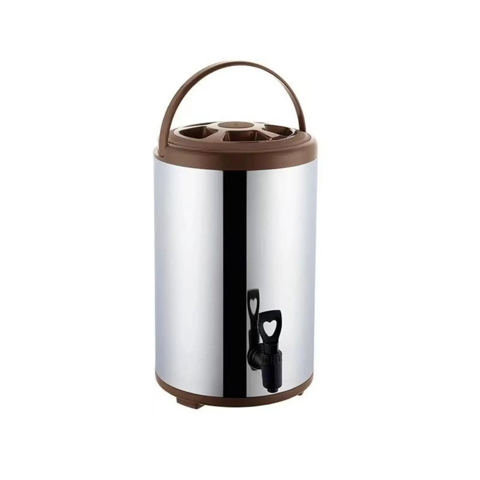 Commercial Milk Tea Container Heavy-Duty Handle Insulated Drink Barrel with