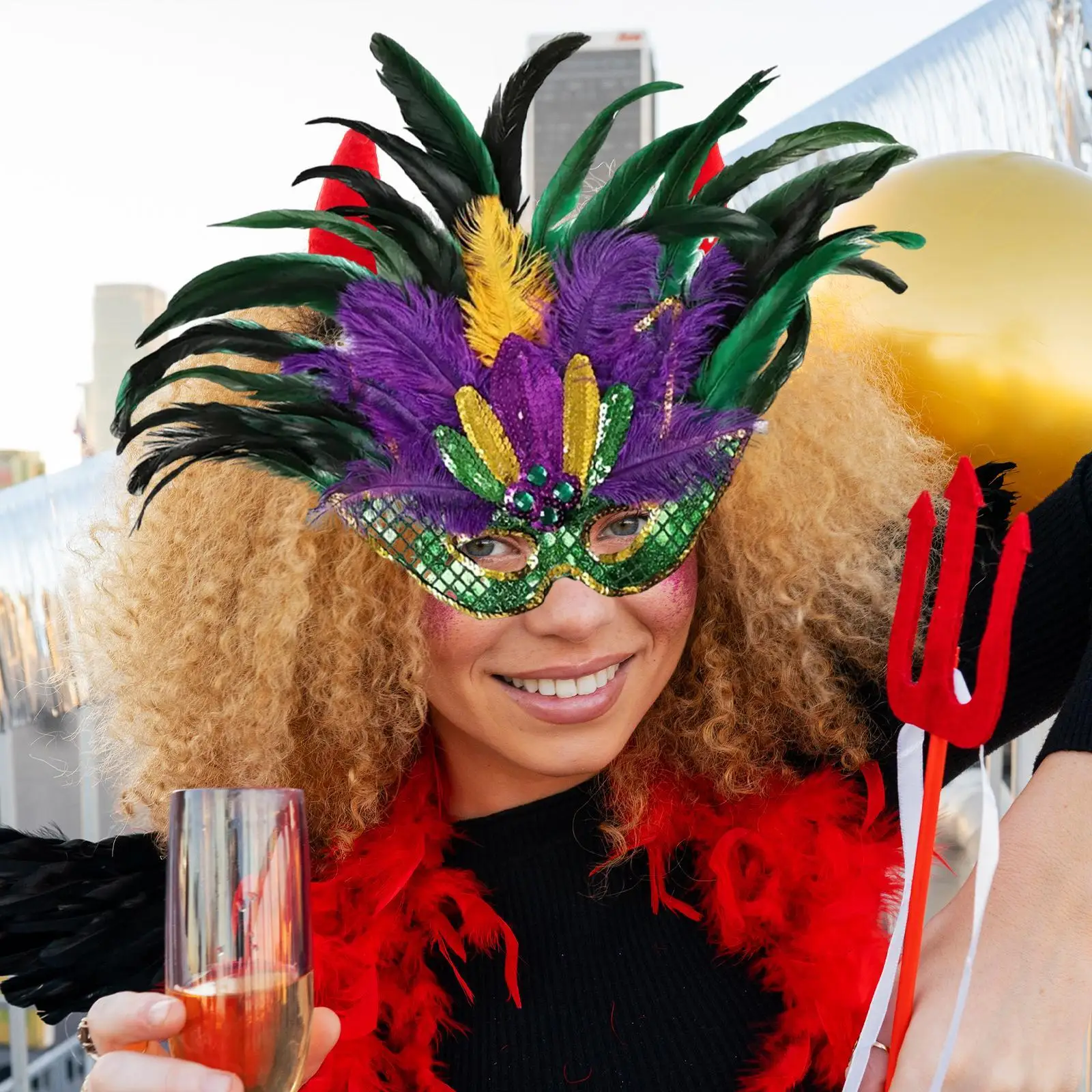 

Маскарадная маска Элегантная маска для вечеринки для Mardi Gras Prom Косплей Сценическое представление