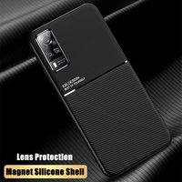 Magnet Case For ViVo Y31 Y53S Y51 Y20 Y20S Y11S Y12S Y11 Y12 Y15 Y17 V17 NEO V20 V21 V21e Y50 Y30 Shockproof Silicone Case Cover