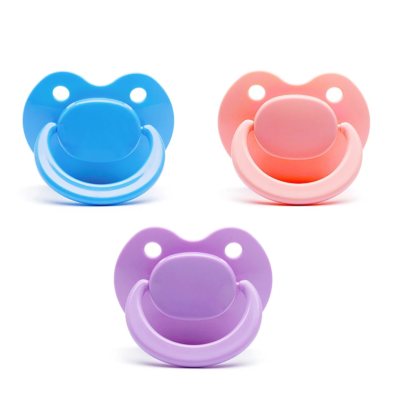 Pacifier Adult Baby Pacifier Big Size Silicone Adult Nipple Rainbow For Adult Cute Baby Girl Boy