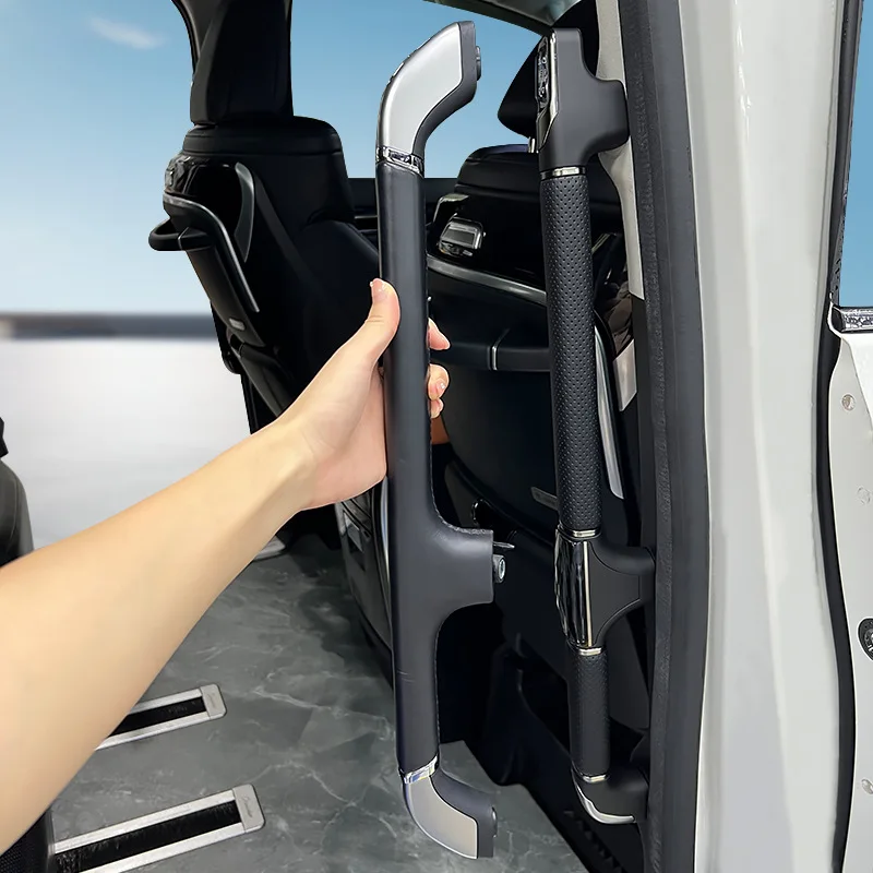 

For 15-22 Elfawel 30 Series Replacement Crystal Imitation Handle ALPHARD Middle Door Switch Frame