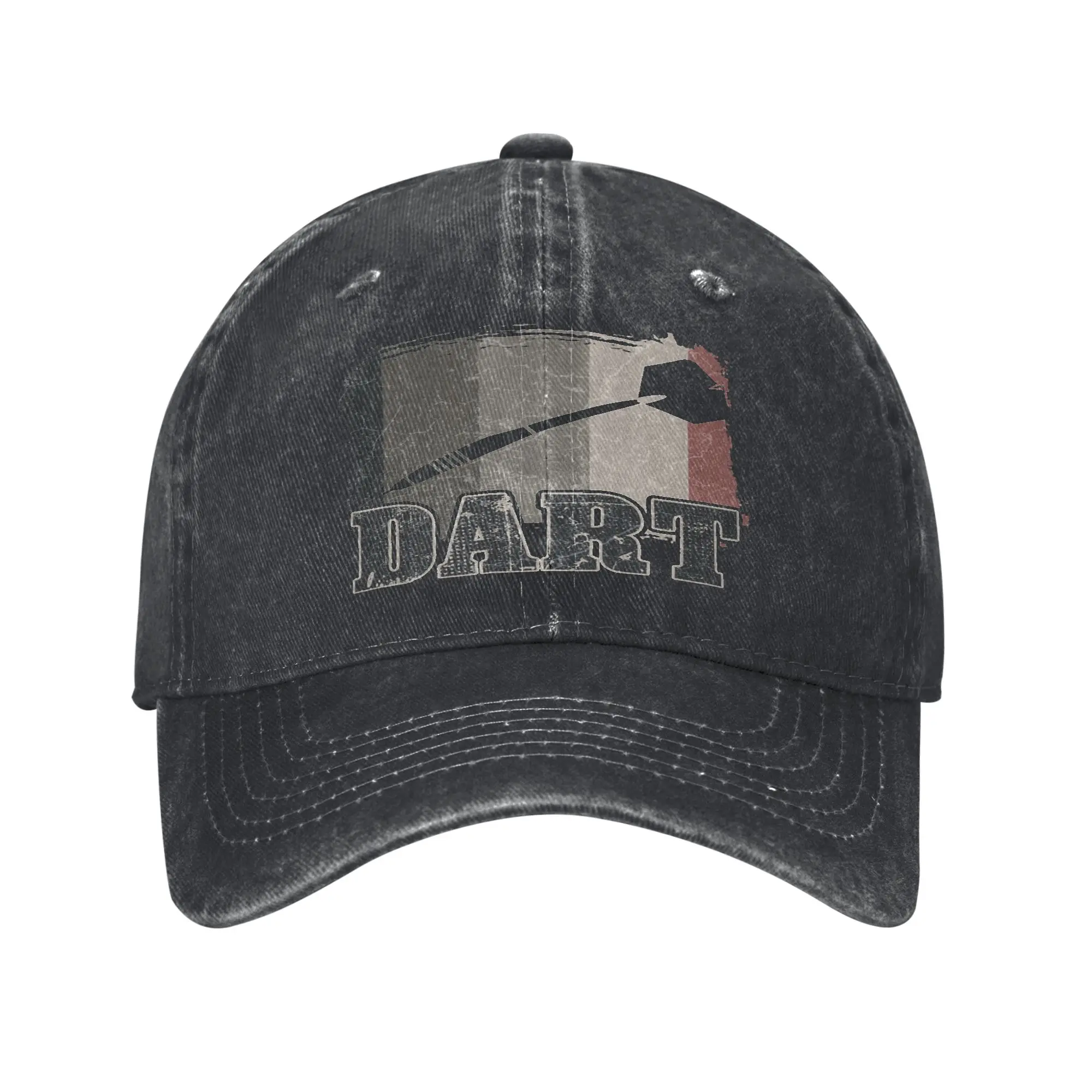 Pure Color Dad Hats Dart Player Black Women's Hat Sun Visor Baseball Caps Dart Peaked Cap
