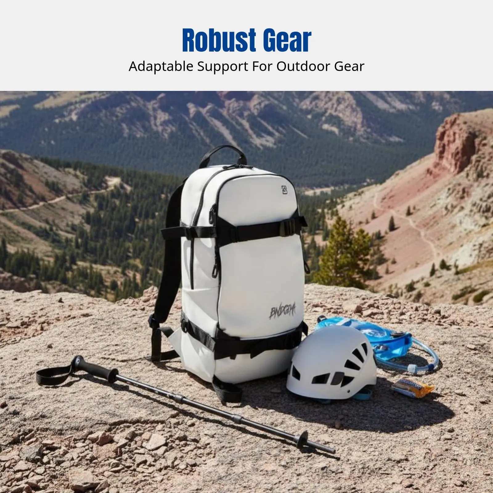 

Mountaineering Ski Backpack, Outdoor Sports Lightweight Double Shoulder Pack, Snowboard/Ski Equipment, Waterproof, Sturdy