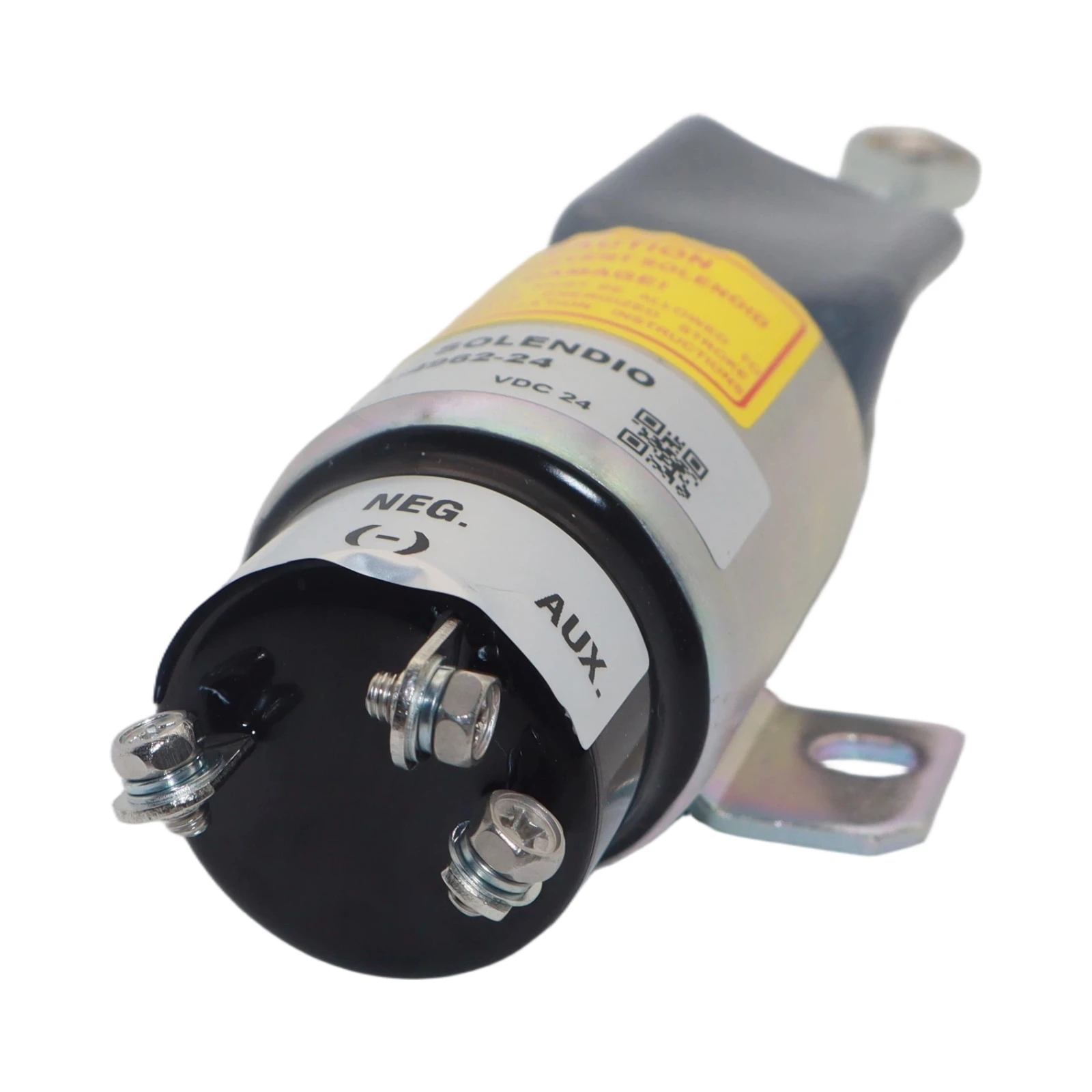 24V Fuel Shutdown Solenoid Valve SA-4962-24 Compatible for Volvo ZF Mitsubishi 6D24 Doosan Cummins Hyundai R160LC-R R180LC-R