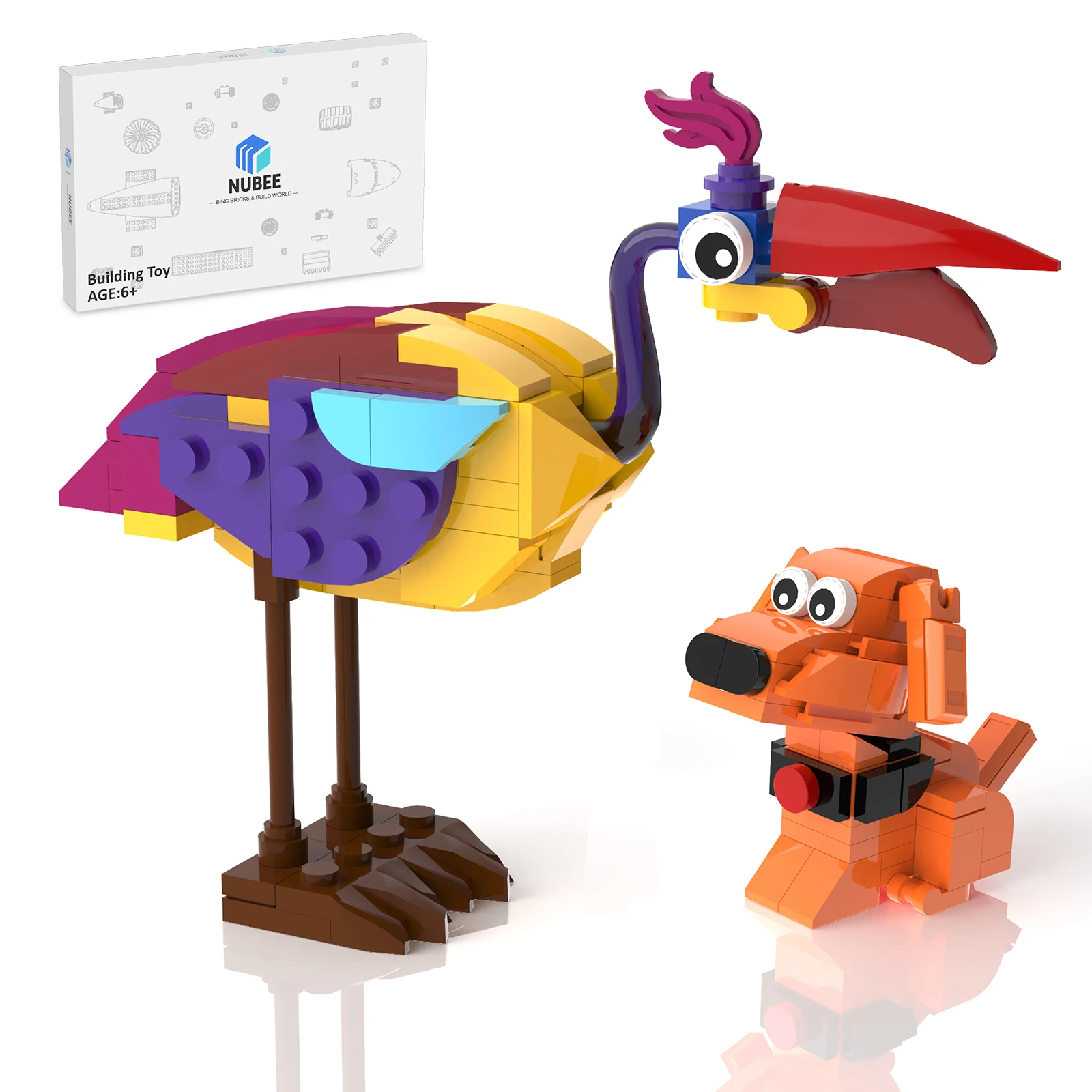 Moc-kevin the Bird-likeビルディングブロック、教育玩具、飛行バルーンのモデル、子供のための誕生日プレゼント