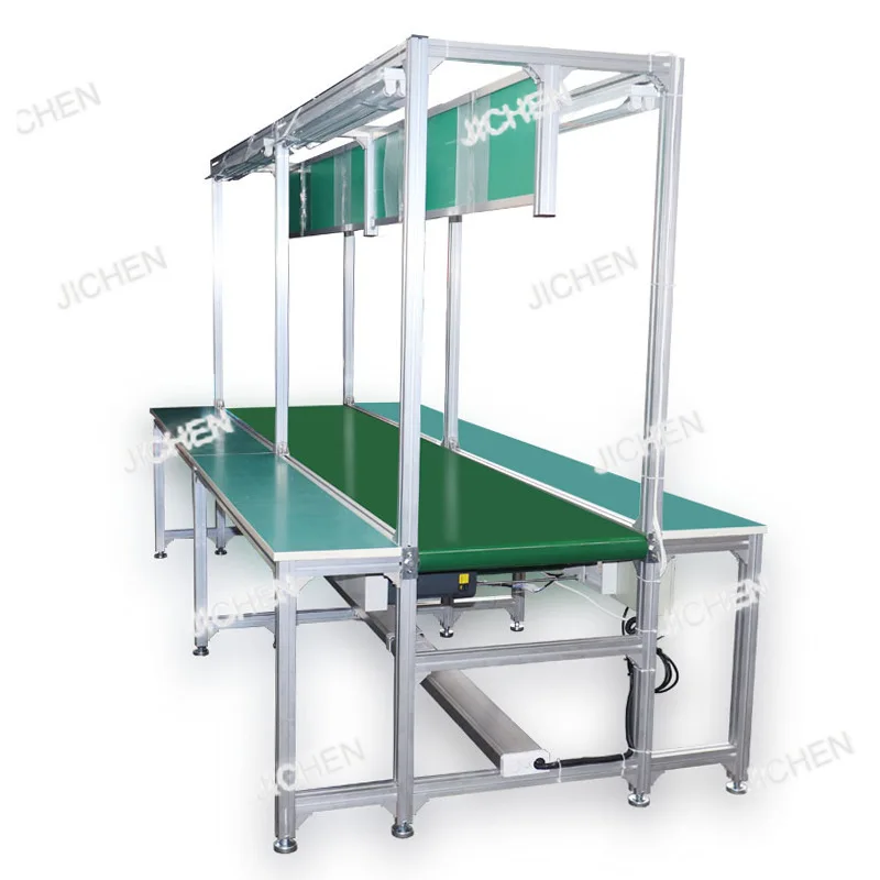 ZCC Belt Assembly Line, Aluminum Alloy Small Conveyor Belt Packaging Injection Molding