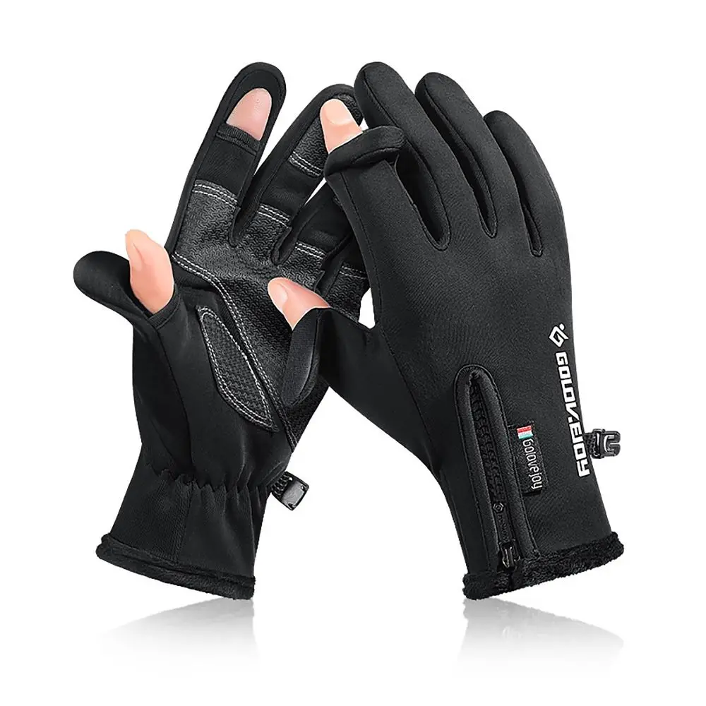 

Touchscreen Winter Tactical Gloves Cold Resistance Reflective Sign Heated Fleecing Gloves Winter Warm Motorcycle Gloves