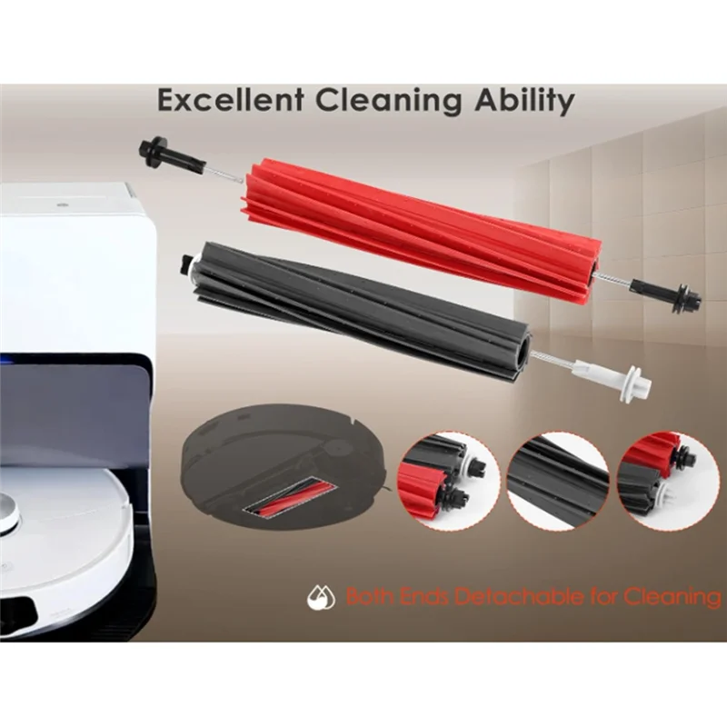 

Promotion! 26PCS Vacuum Brush And Filter Kit For Roborock S8 Max Maxv Ultra Vacuum Cleaner Accessories