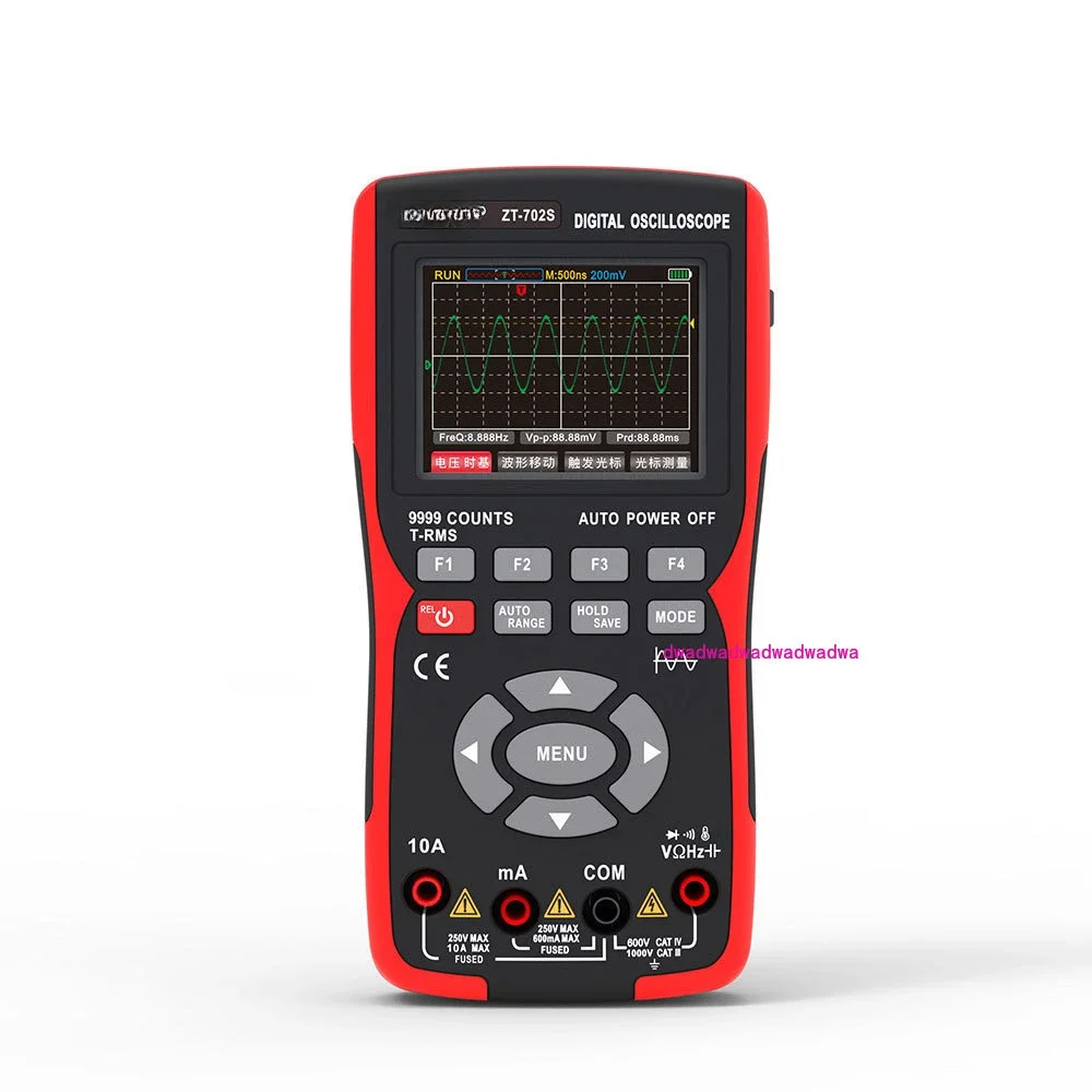 ZT702S handheld digital oscilloscope multimeter color screen multi-function