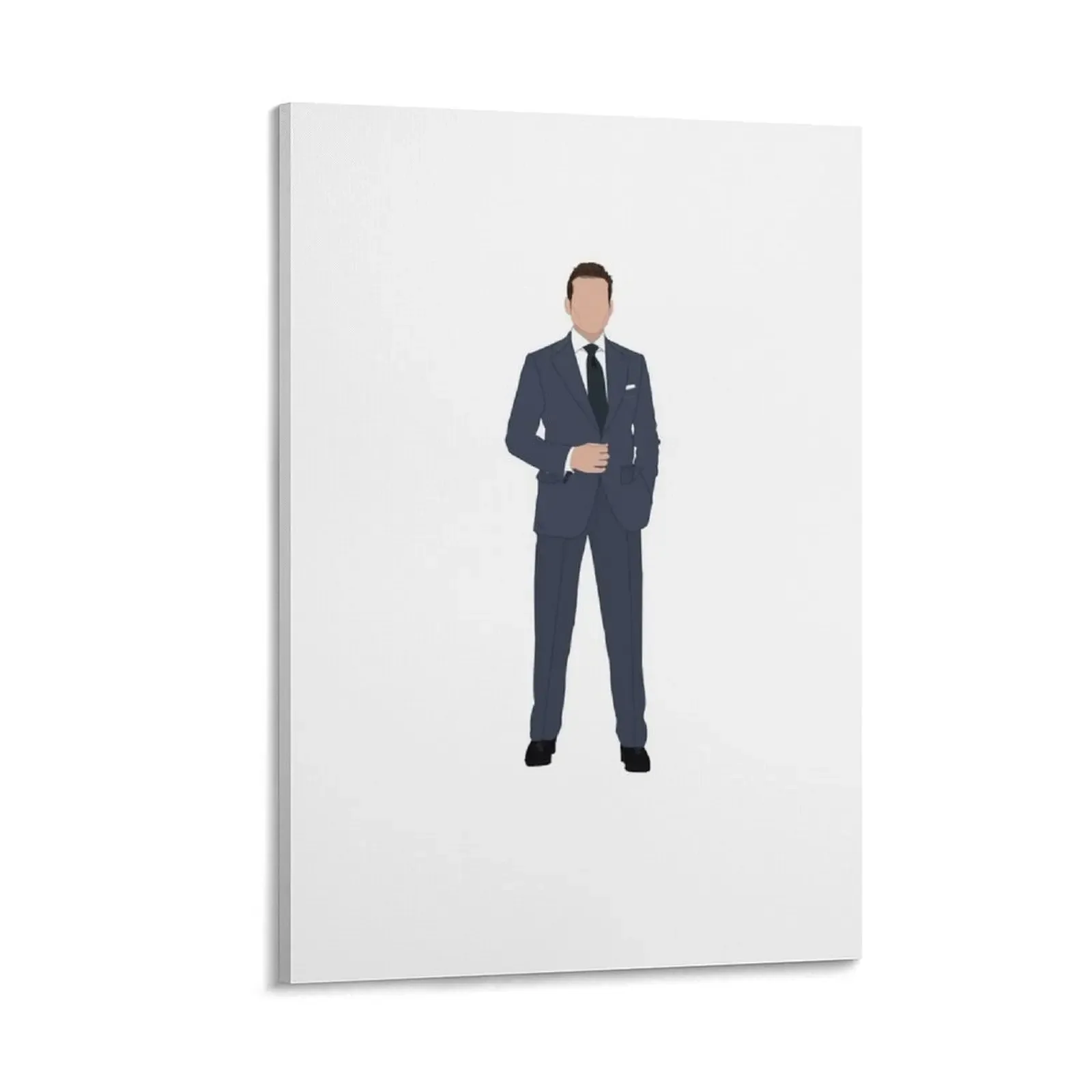 

Harvey Specter Canvas Painting room decorations for men Paintings on the wall room decors aesthetic