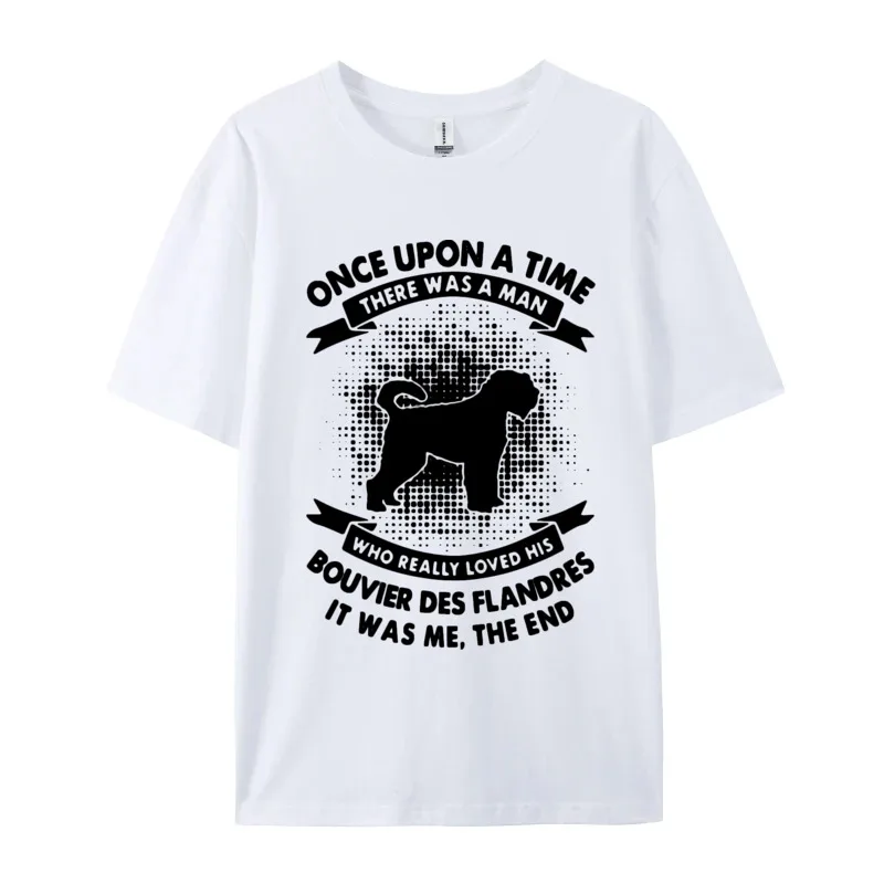 Once Upon Time There Was Man Bouvier De T-shirt Hiphop T Shirts Punk Tshirts For Men Top Quality Fashion Print Tees