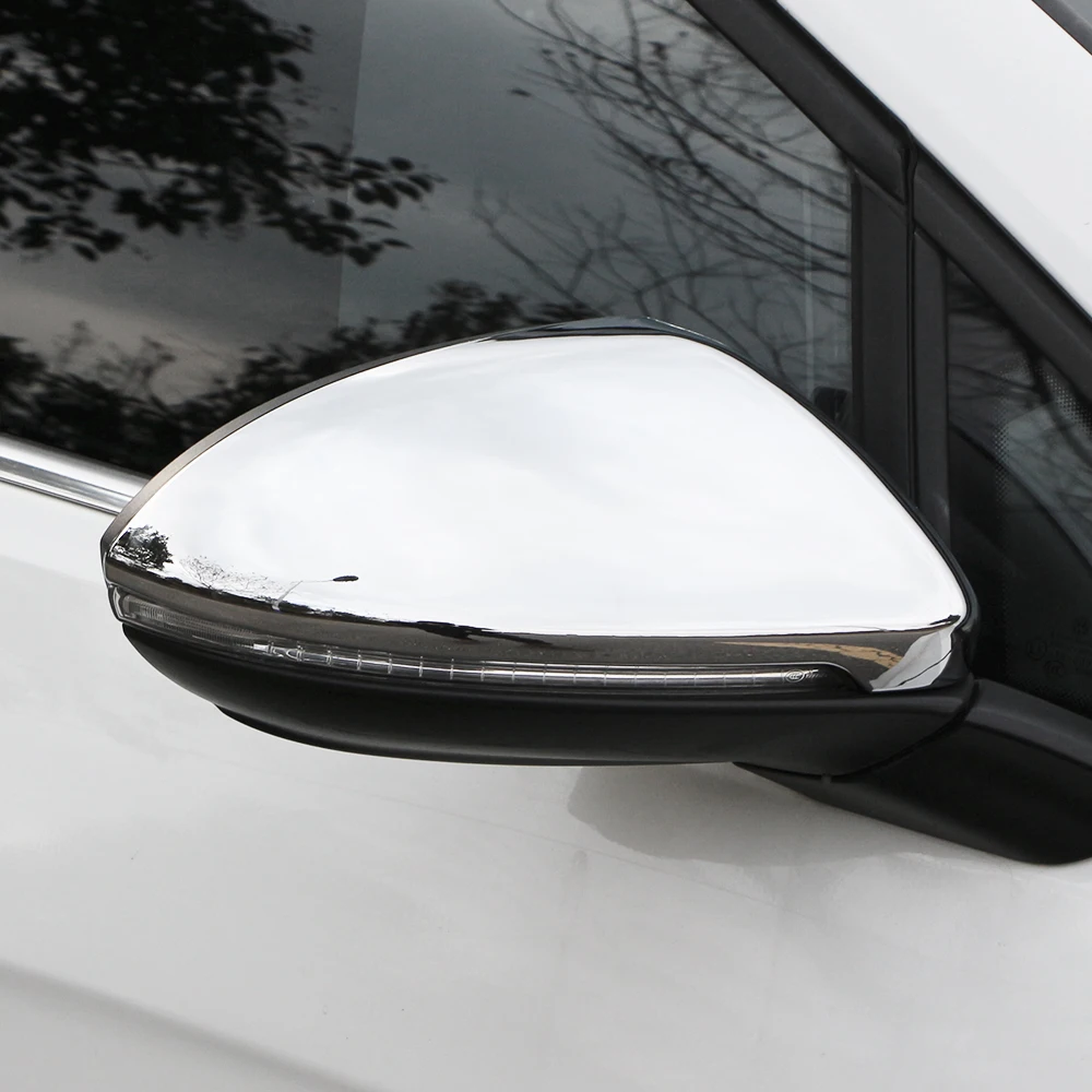 Rearview Mirror Cover Sticker For Volkswagen VW Golf 7 MK7 Mk 7.5 2013-2019 Side Mirror Trim Carbon Fiber Decoration Accessories