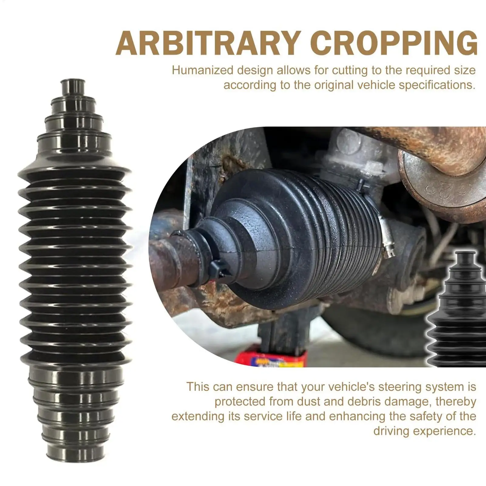 

Комплект шаровых клеток рулевого механизма автомобиля, 2 шт., пылезащитный универсальный автомобильный чехол для рулевой тяги для внедорожника, автомобиля на колесах, зима, холод