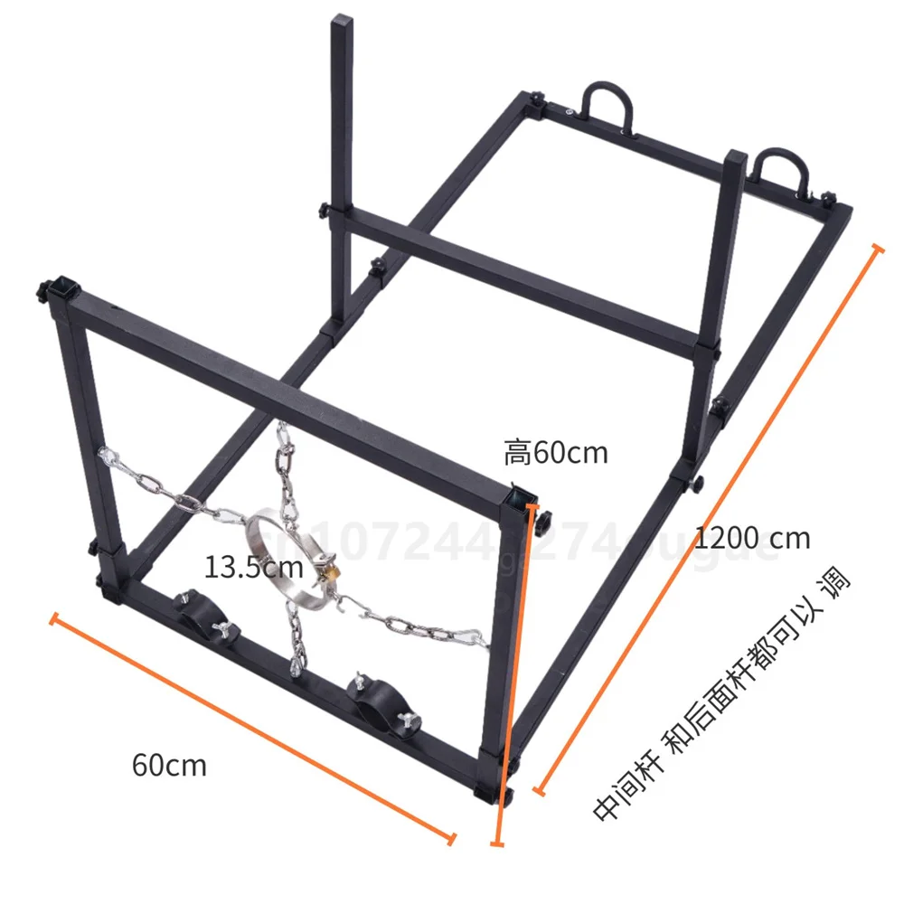 Fetish CBT Pillory BDSM Training Frame Large Restraint Props Tools Female BDSM Handcuffs Rack Adults Sex Toys for Women Men