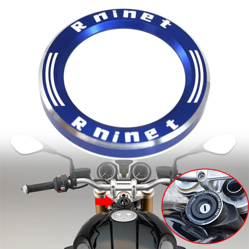 

Fit For BMW R Nine T R9T 2014-2022 Motorcycle Accessories CNC Aluminum Ignition Starter Lock Cover Key Ignition Surround Ring