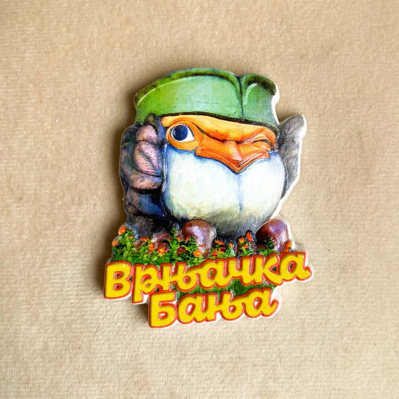 

Tourist souvenirs personalized creative decorations 3d three-dimensional grotesque old magnetic refrigerator magnets