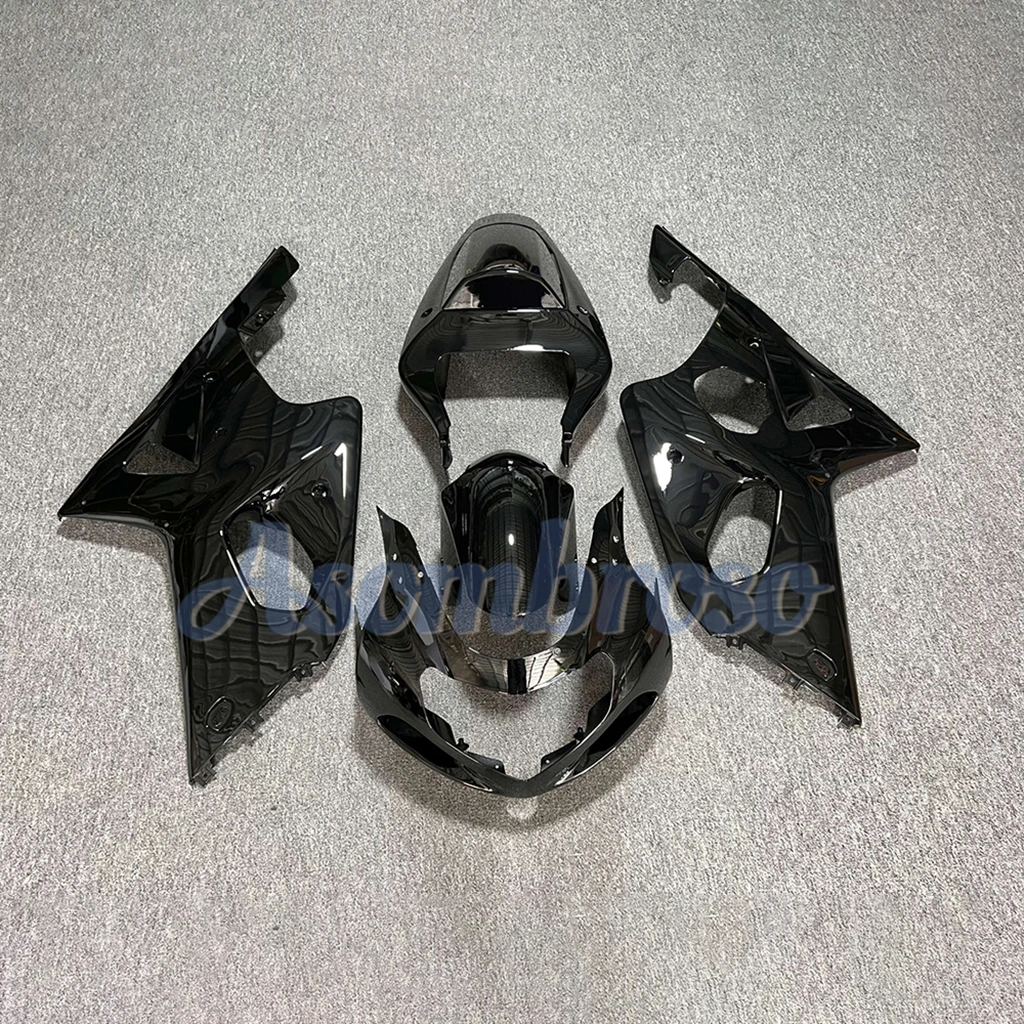 Complete Kuipset voor Suzuki GSXR 1000 2000 2001 2002 GSX-R1000 GSXR1000 00 01 02 K2 ABS Injectie Glanzend Zwart Carrosserie Set