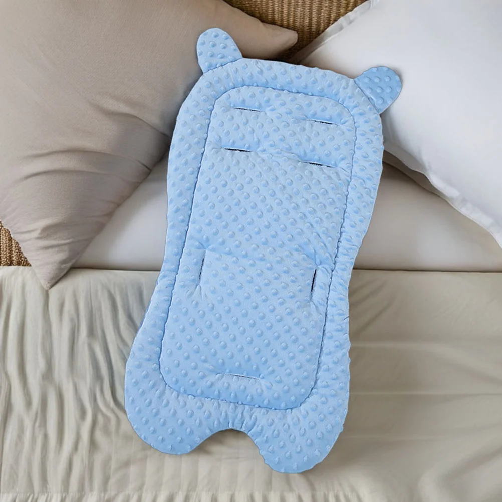 وسادة وسادة لعربة الأطفال ناعمة للرضع، بطانة مقعد قابلة للتنفس، مريحة لجميع المواسم، وسادة عربة الأطفال حديثي الولادة