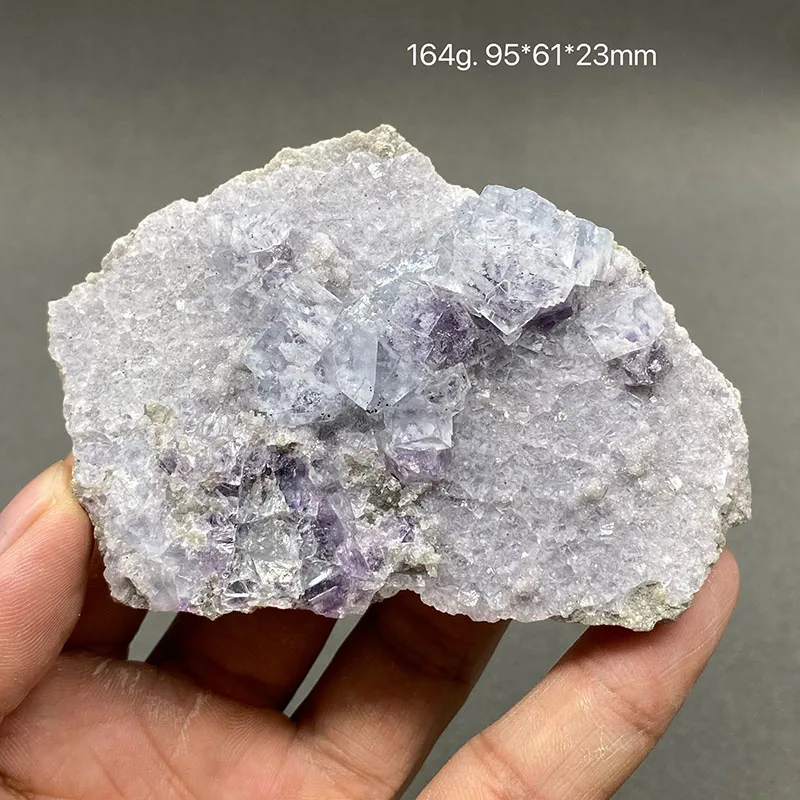 100% Natural China Hunan Yaogangxian Fluorite Crystal Rough Stone Quartz Mineral