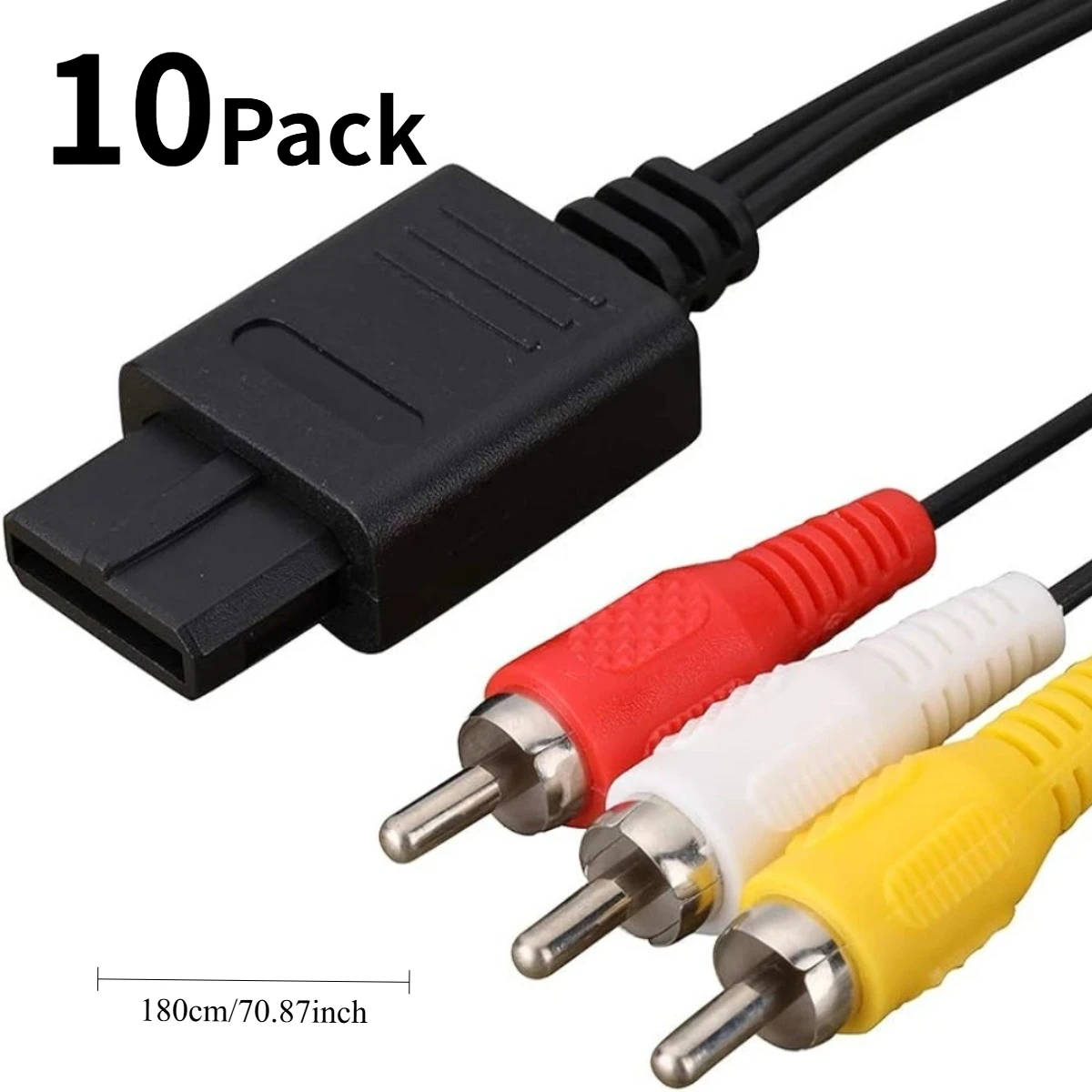 10Pcs Av Cable Comp…