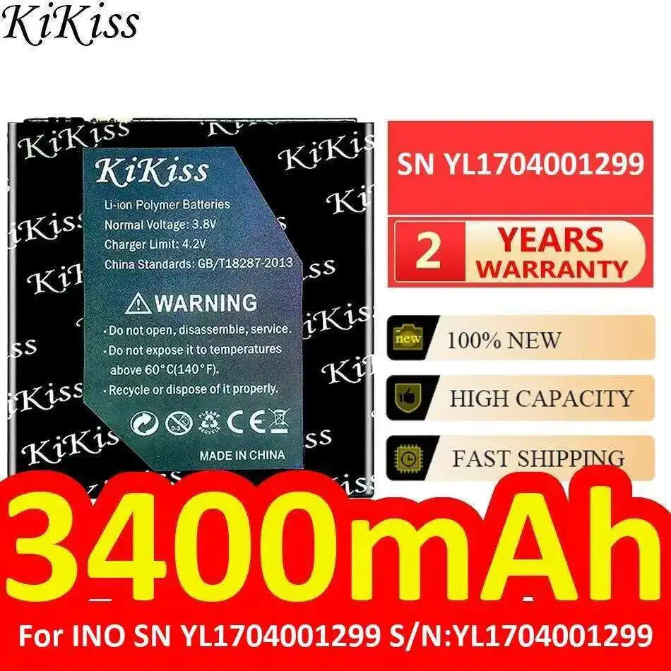 

Long-Lasting Environmentally Friendly Mobile Phone Battery For Ino SN YL1704001299 S N:YL1704001299 3400Mah