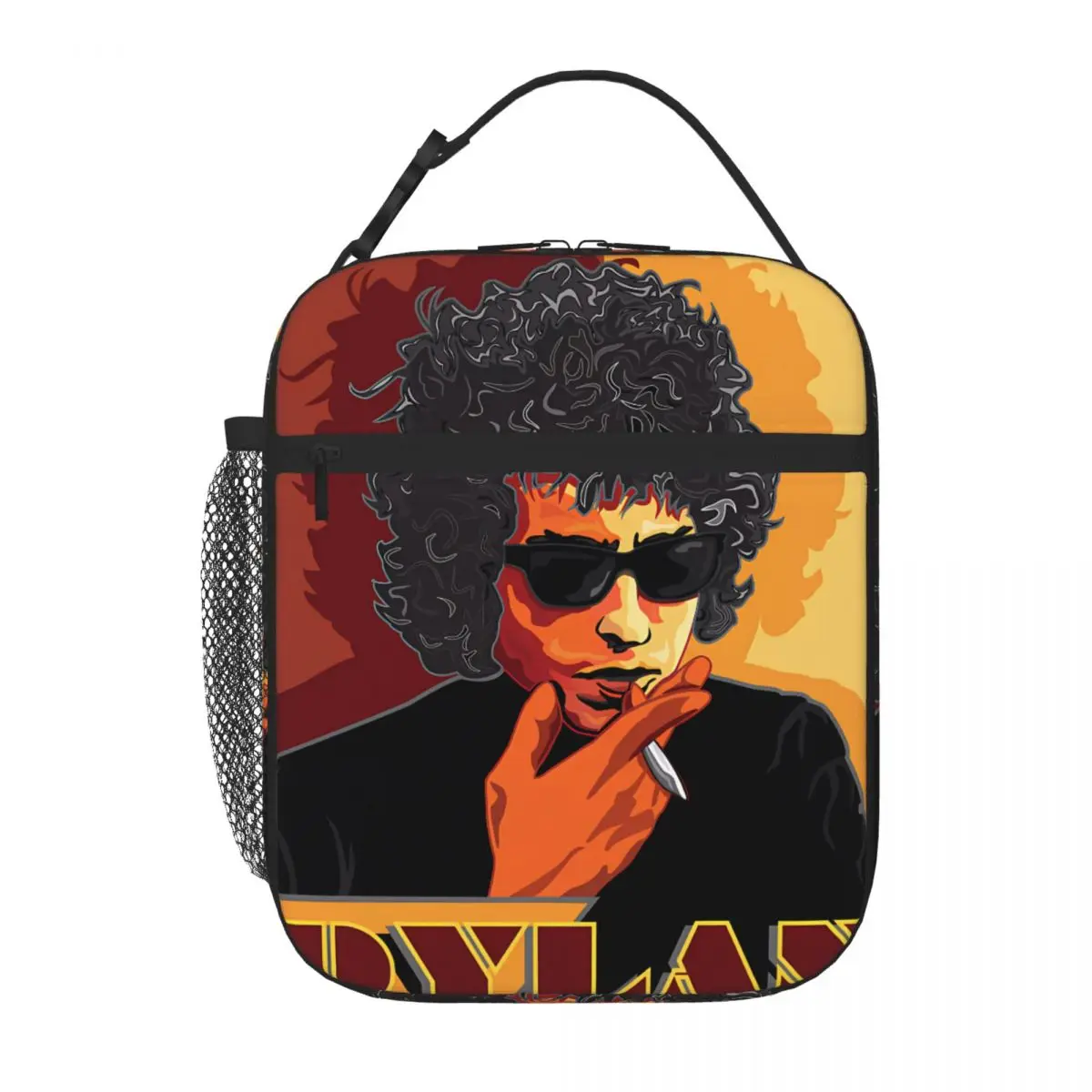 Bestselling Bob Dylan Legend Hip Hop Durable Lunch Bag Balanced Diet Pack Food Storage Bag