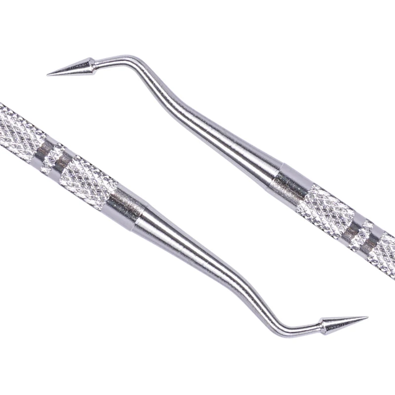 

Набор из 2 зуботехнических инструментов: двухсторонние шпатели для пломбирования корневых каналов, из нержавеющей стали, для композитных и полимерных материалов, лабораторные инструменты