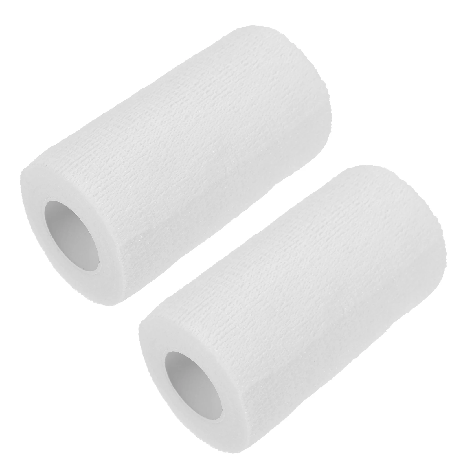 

Elastic Bandage 2 Rolls Self Wrap 10cm White Vet Twine Cow Fixing Bandage Sports Protection Pet Wound Dog Ear Breathing