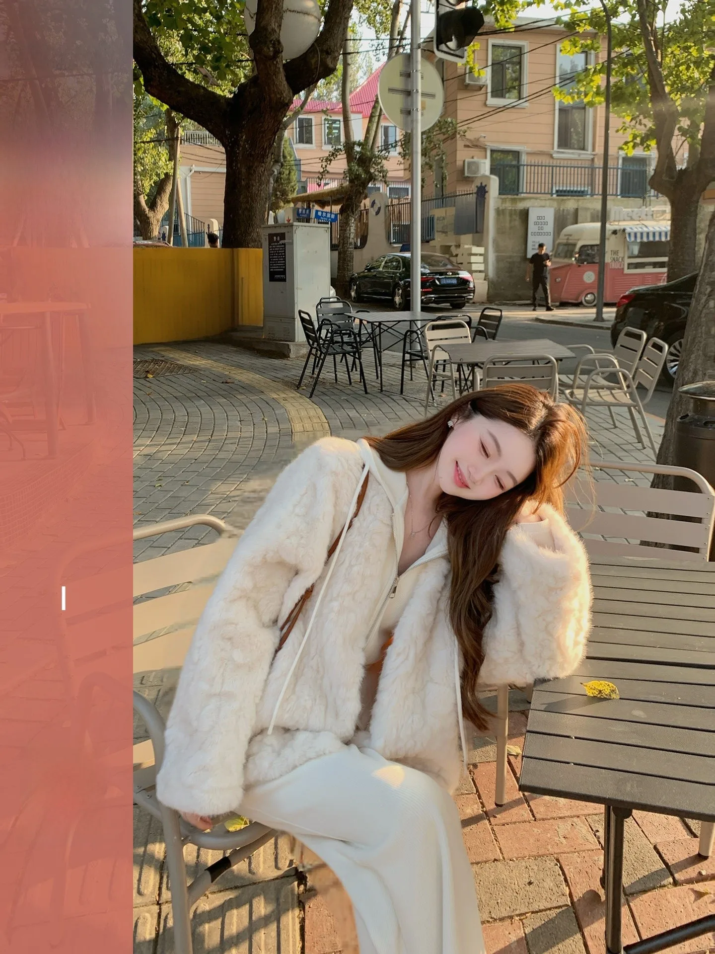 

Экологичное пальто из искусственного меха для женщин, осенне-зимнее, Jaet Huangzuozuo Ele Sle, длинное, из полиэфирного волокна