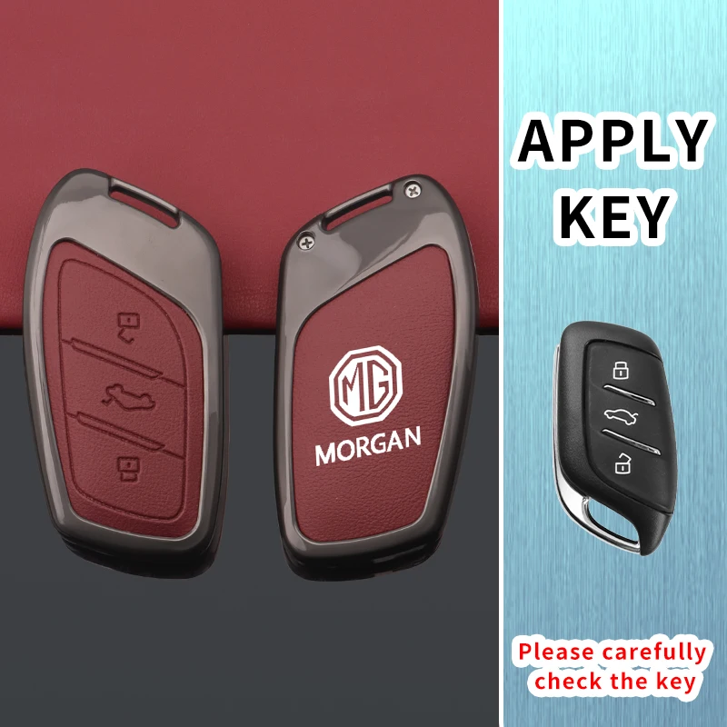 Car Key Case Cover Shell Fob For MG ZS EV GS GT EZS HS EHS MG3 MG5 MG6 MG7 2019 2020 Styling Accessories