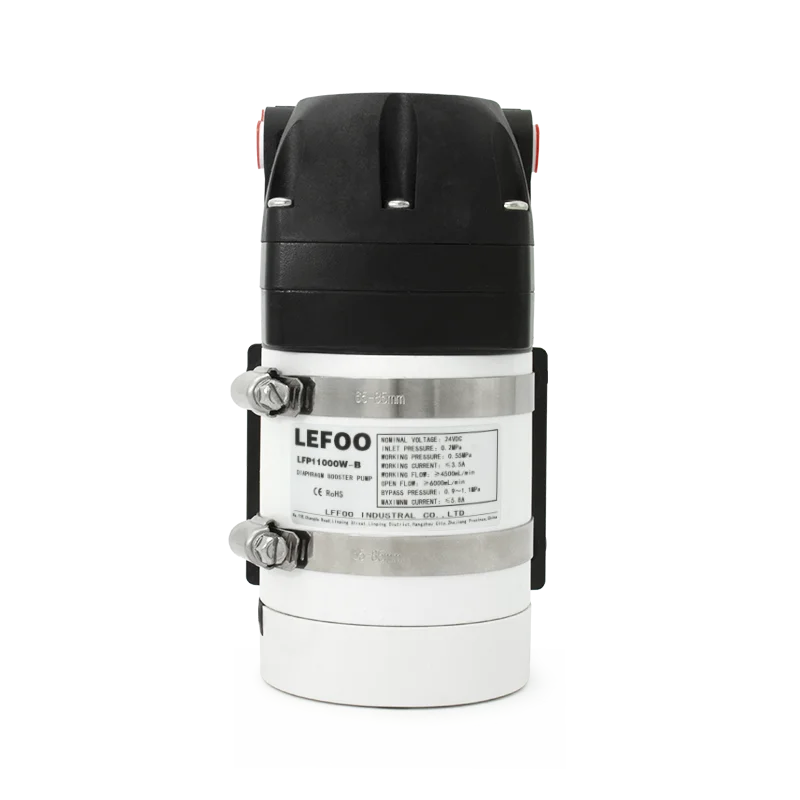 24V 1000GPD 4500ml/min Brushless DC Motor Diaphragm Booster Pump for Drinking Water Treatment/RO with CE Certification view 2