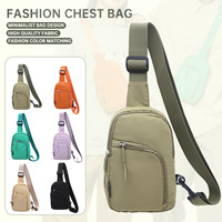 Breast Bag Women's New Waterproof Large Capacity Backpack Multi-Functional Casual Oxford Cloth Crossbody Bag