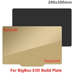 ENERGETISCHE PEI Flex Platte Doppel Seite Strukturierte/Glatte PEI Pulver Beschichtet Frühling Stahl Magnetische Bett 200x300mm für BigBox E3D