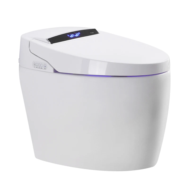 

Automatic One Piece Elongated Smart Intelligent Toilet Bathroom Toilet Bowl Smart Bidet WC Toilet