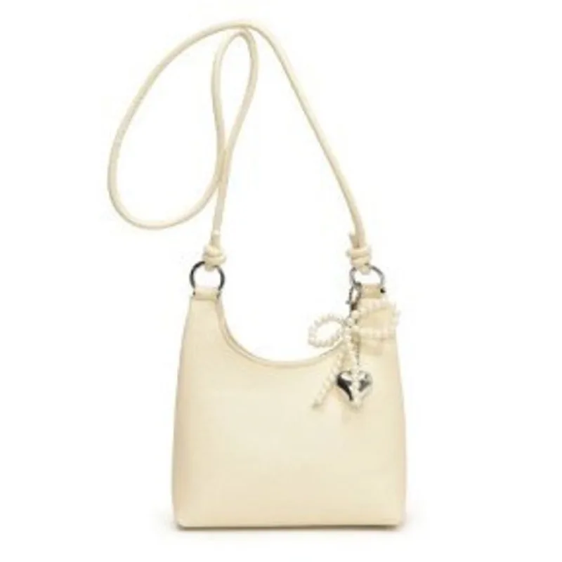 South Korean Niche  Underarm For Women's 2024 Summer New High-End Texture Single Shoulder Bag, Silver Crossbody Bag