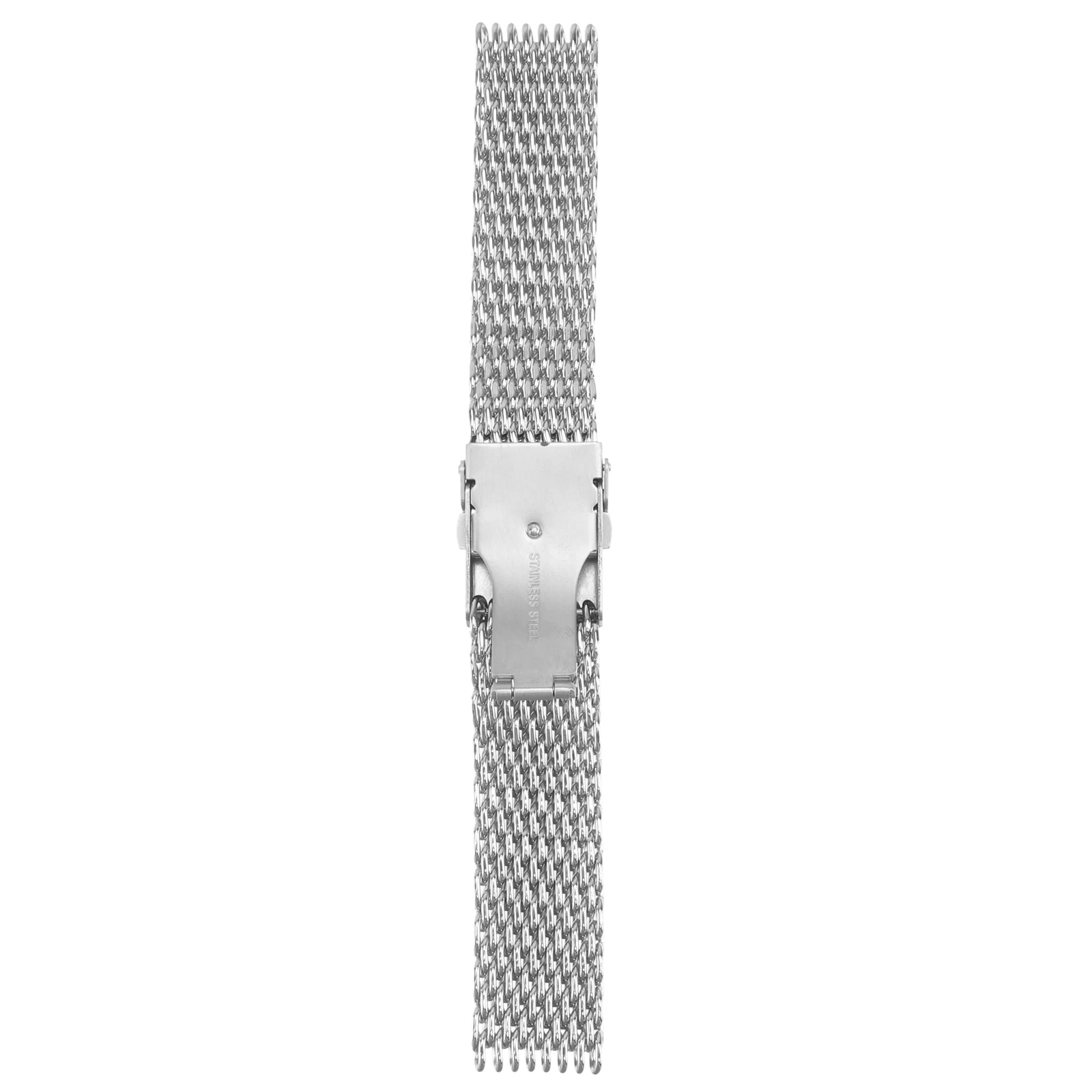 

Shark Mesh Stainless Steel Metal Watchband Silver Comfortable Durable Fashionable Classic Design for Business Sports Daily