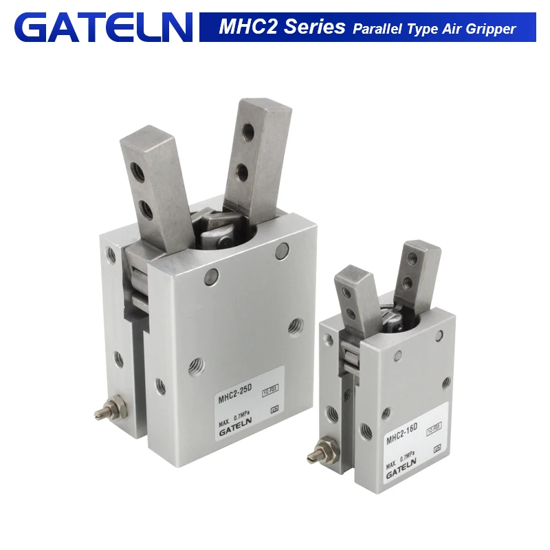 

Angular style air gripper cylinder Double acting MHC2-10D MHC2-16D MHC2-20D MHC2-25D