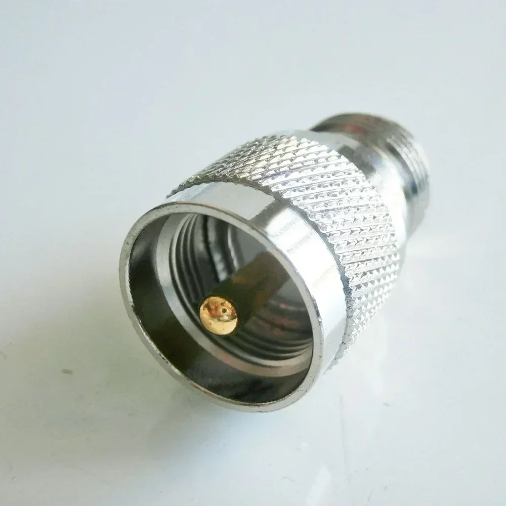 PL259 PL-259 UHF Male Plug To N Type Female RF Connector Adapter Compatible With All N Type And UHF Connectors