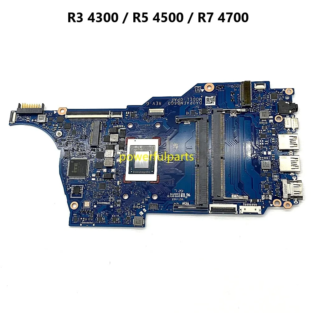 

For Hp TPN-Q242 14-FQ 14S-FQ Laptop Motherboard DA0PAFMB6G0 R3 R5 R7 Cpu On-Board Working Good