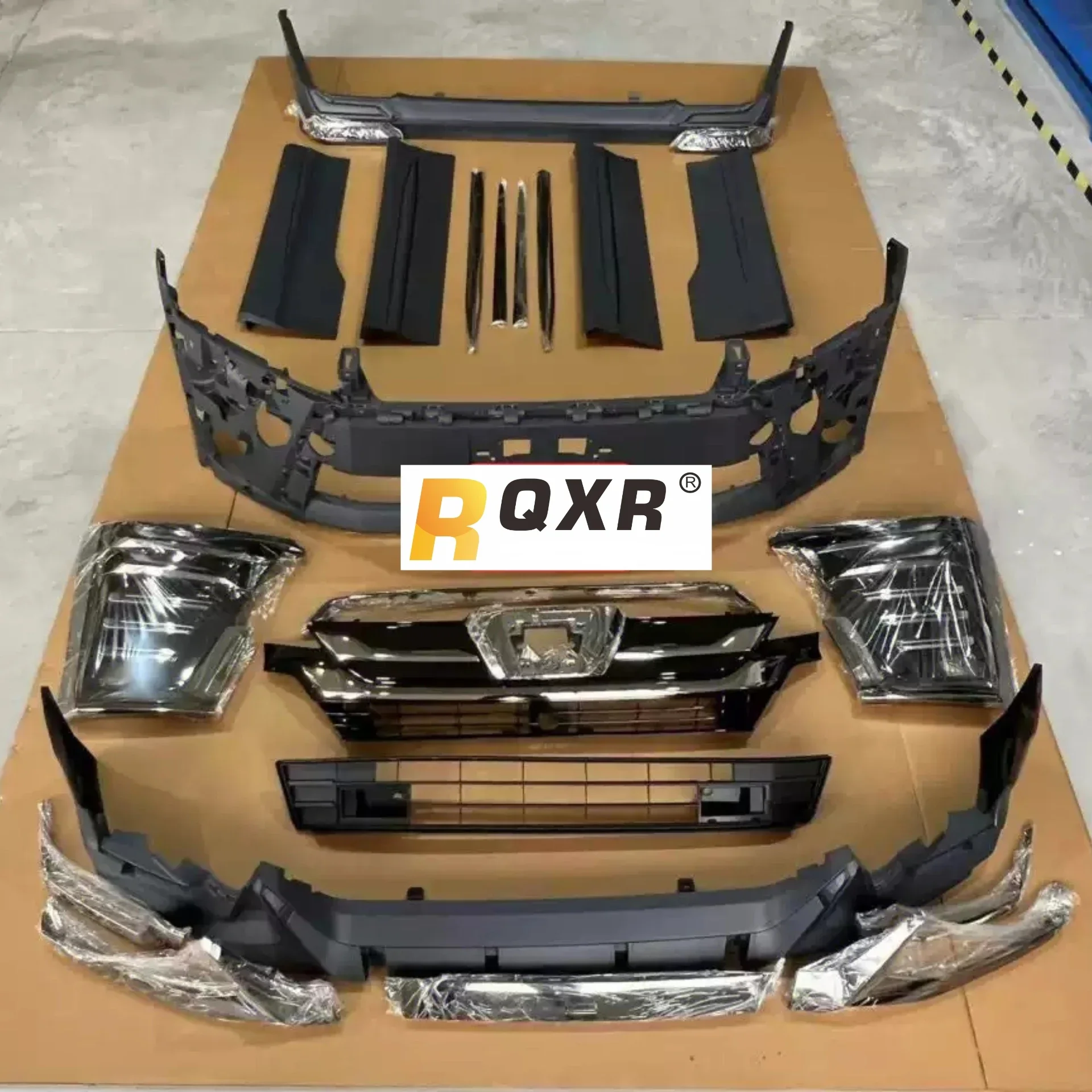 

Front Rear Bumper Grill Mask Assembly For Toyota Crown Vellfire 20 Series Upgraded to 35 Series Fog Lamp Frame Accessories