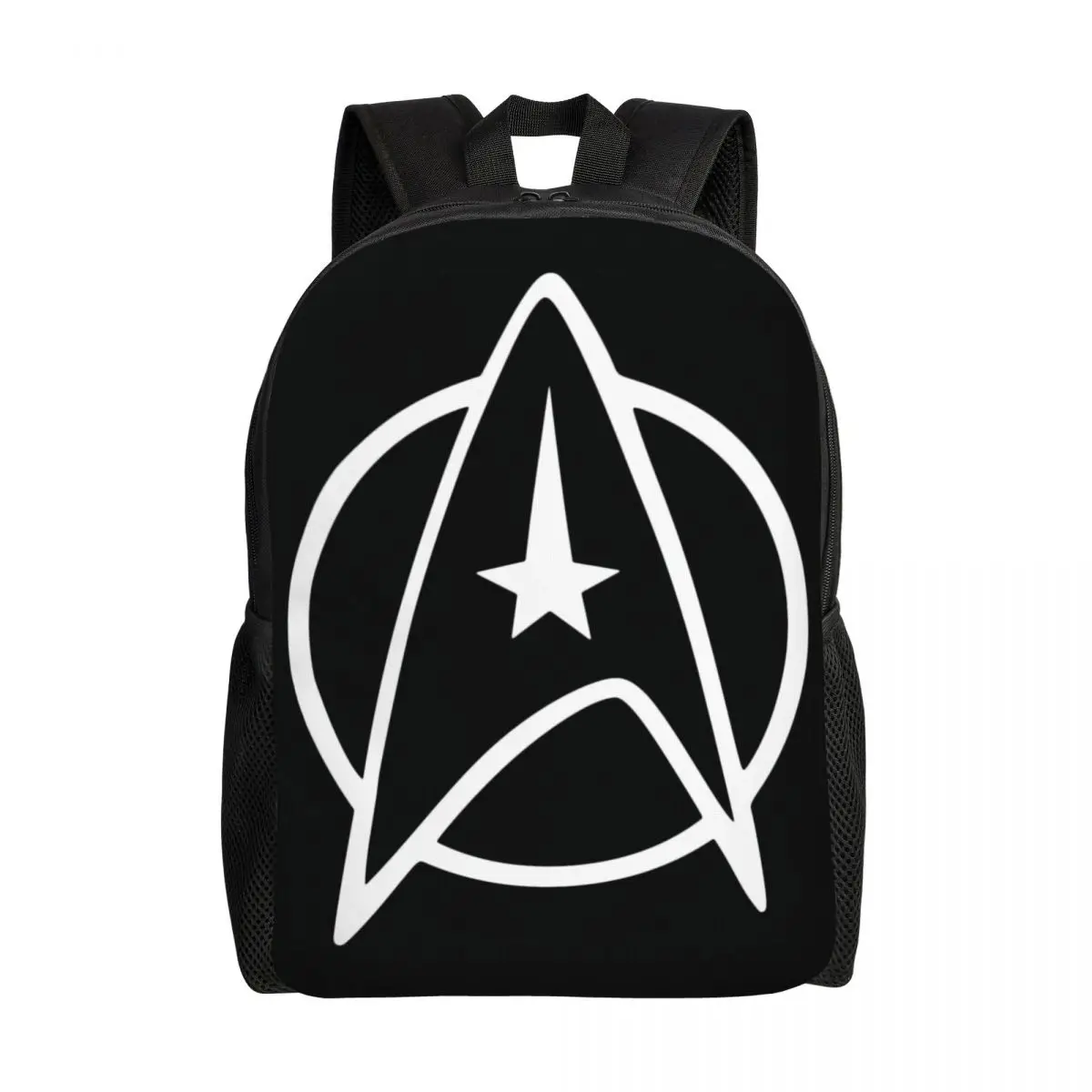 Personalized Star Trek Backpack Men Women Basic Bookbag for College School Science Fiction TV Series Bags