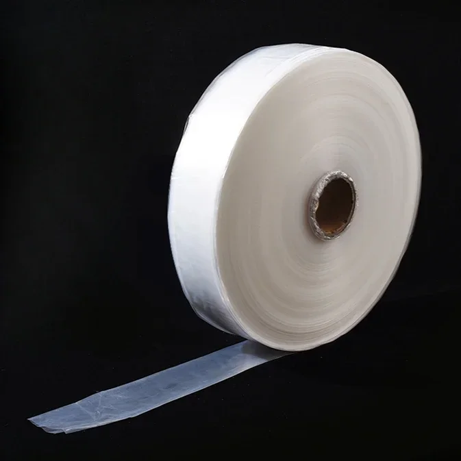 200m PE Long Straight Through Bag Transparent High-pressure Flat Mouth Cylinder Film Lamp Tube Fishing Rod Packaging Roll Films