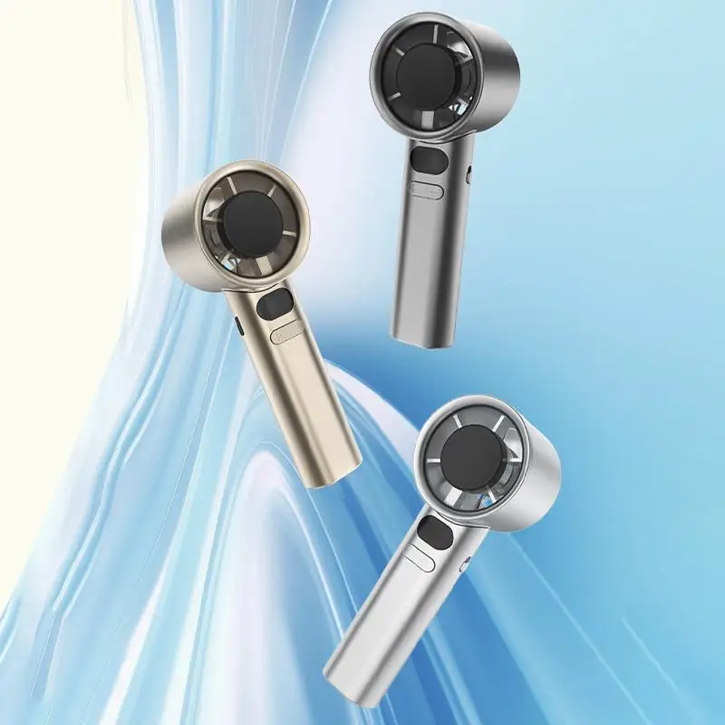 Portable Mini Turbine Cooling Fan Rechargeable Usb Powered Fan_voghion.com