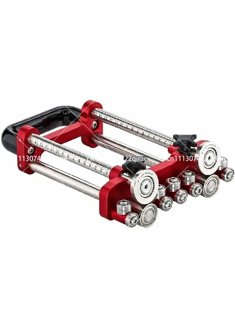 2 Station Sheet Metal Roller Bending Machine Metal Roof Tool Folding Hemming Machine for DIY Crafts And Home Improvement